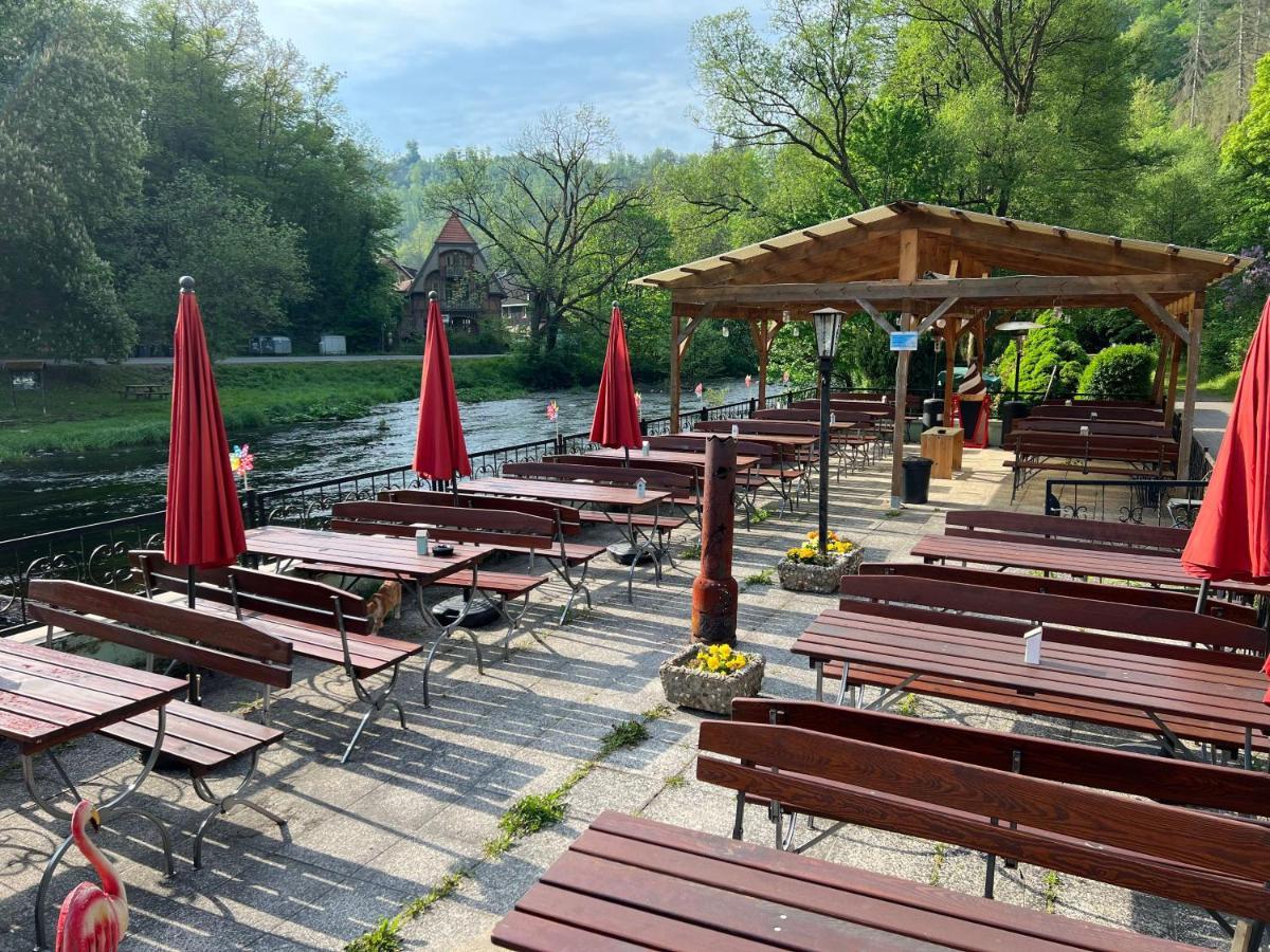 Pension Sternschnuppe, Treseburg Harz, Unmittelbar Am Wasser Thale Exteriér fotografie