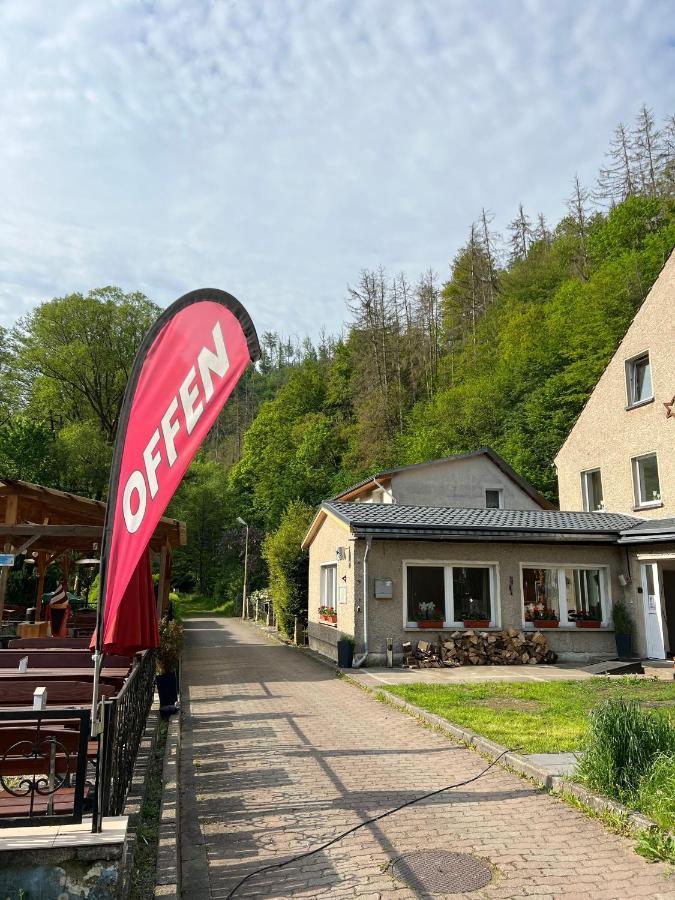 Pension Sternschnuppe, Treseburg Harz, Unmittelbar Am Wasser Thale Exteriér fotografie